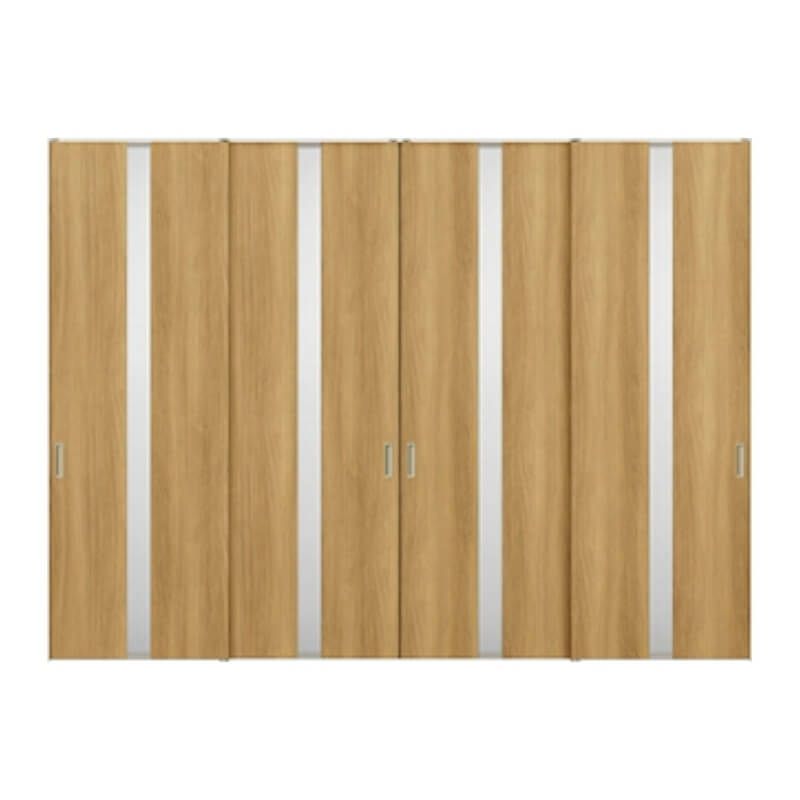 室内引戸 引違い戸4枚建 上吊方式 ライン枠 ラフィス RGW アクリル系パネル 3224 リクシル LIXIL Raffis 建具 交換 リフォーム DIY