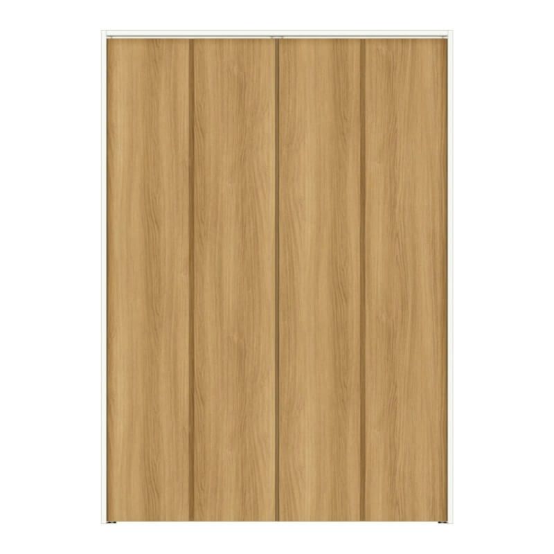 クローゼットドア 折れ戸 本体×2P(4枚) ノンレールタイプ ノン