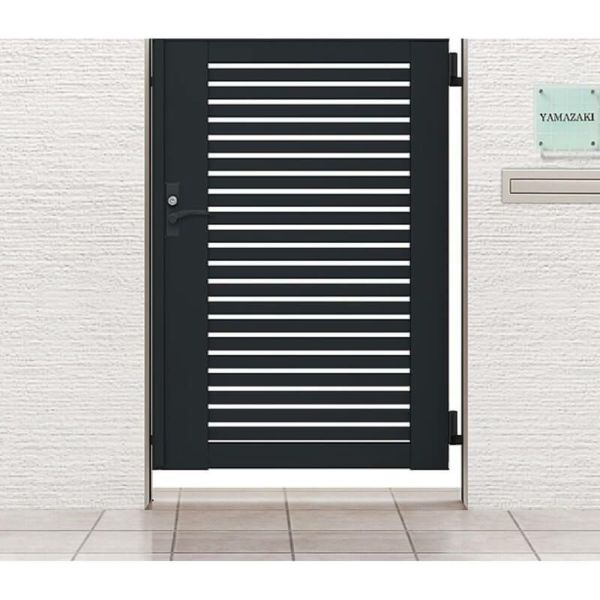 開き門扉AB YS1型 片開き 柱使用 呼称08-12 扉寸法W800×H1200mm