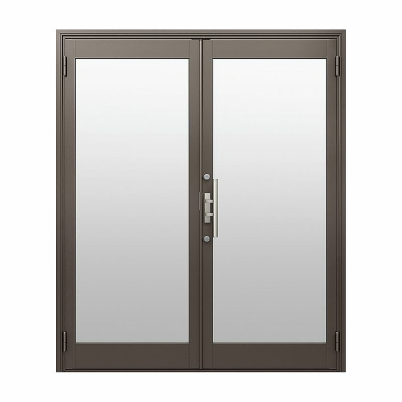 クリエラガラスドアPG 半外付型 三方枠仕様 特注 W1085～1855×H1109