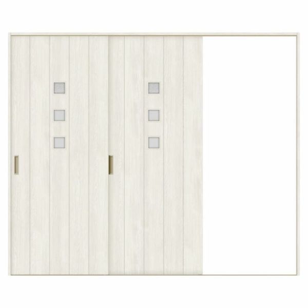 LIXIL ラシッサS 片引戸 2枚建 Vレール方式 LTA ノンケーシング枠 2420