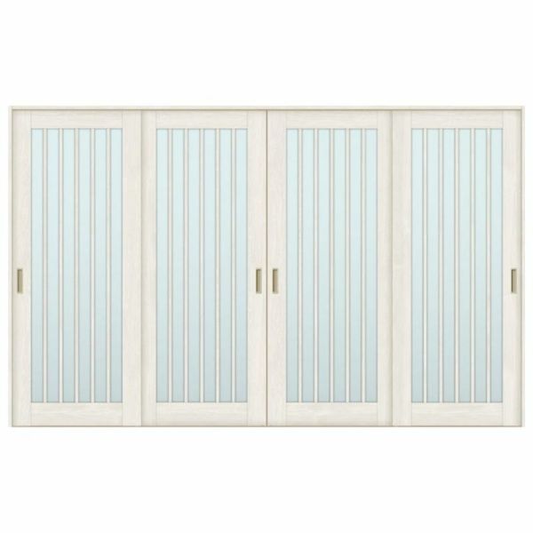 LIXIL 室内引戸 引違い戸 4枚建 ラシッサS ノンケーシング枠 Vレール