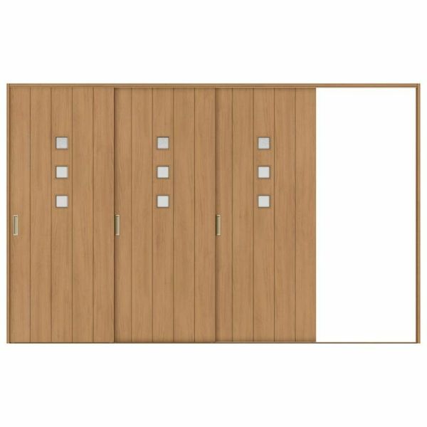 室内ドア（引き戸）3枚扉　★引取限定 オーダーサイズ LIXIL 室内引戸 片引戸 3枚建 ラシッサS Vレール LGY