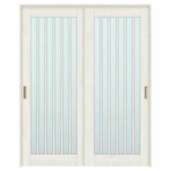 LIXIL 室内引戸 上吊方式 引違い戸 2枚建 ラシッサS ガラスタイプ LGK