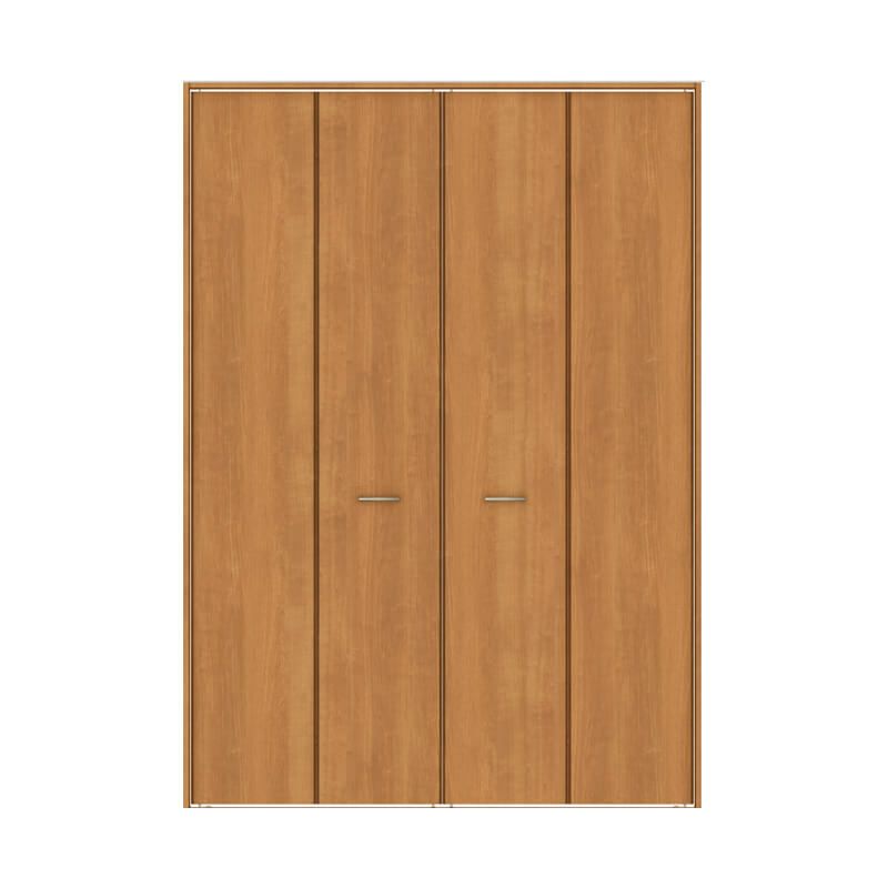 建具 扉 クローゼット ドア 折れ戸 4枚 TA レールタイプ(ピボット仕様) ノンケーシング枠 把手付 EAA 1220/1620/1720 ミラーなし 押入れ 折戸リフォーム DIY