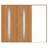 建具 室内引戸 TA Vレール方式 ノンケーシング枠 片引戸 2枚建/EGA(カスミガラス) 2420 リクシル トステム ドア 交換 リフォーム DIY