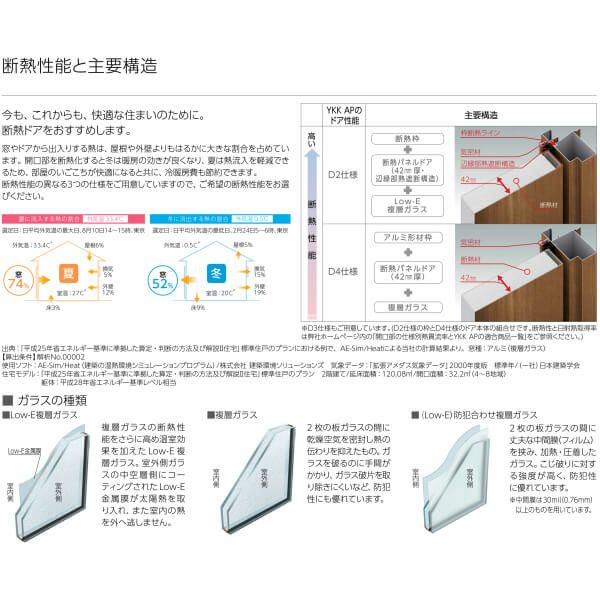 玄関ドア YKKap Venato D30 C09 親子ドア スマートコントロール 玄関ドア YKKap Venato D30 C09 親子ドア スマートコントロール