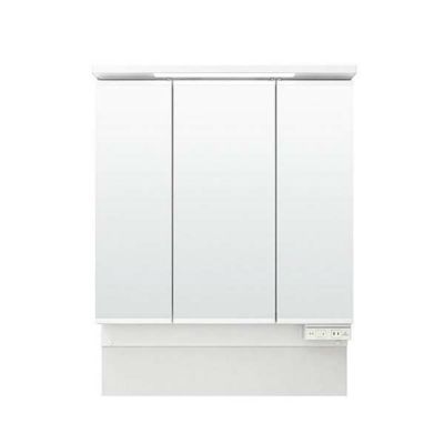 ピアラ ミラーキャビネット 間口W900mm MAJX2-903TZJU 3面鏡 スリムLED アジャストミラー 全収納 全高1780～1900mm用 くもり止めコート付 洗面台 リフォーム