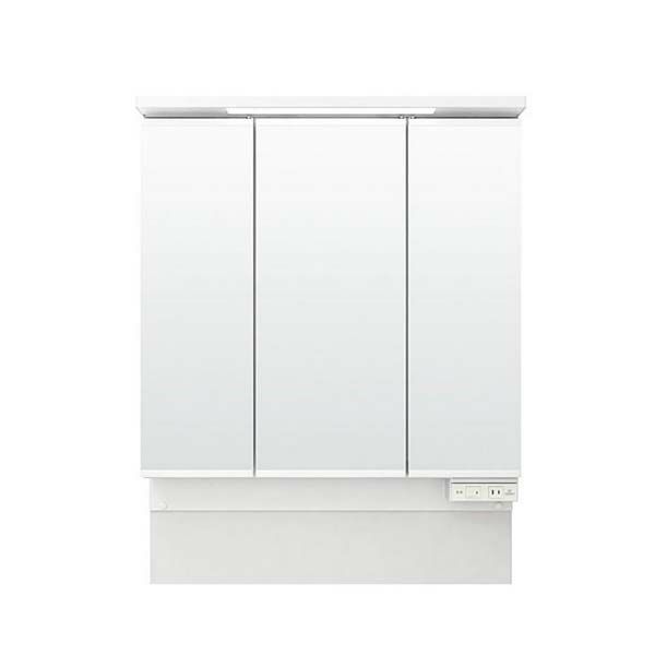 ピアラ ミラーキャビネット 間口W900mm MAJX2-903TZJU 3面鏡 スリムLED アジャストミラー 全収納 全高1780～1900mm用 くもり止めコート付 洗面台 リフォーム