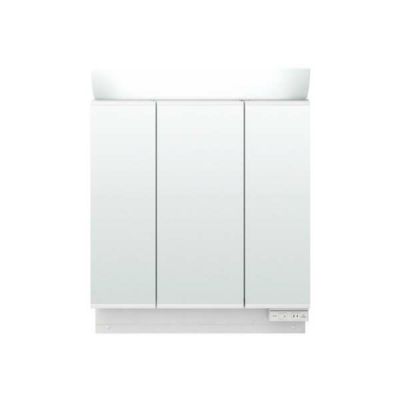 ピアラ ミラーキャビネット 間口W900mm MAR2-903TXSU 3面鏡 スタンダードLED 全収納 全高1900mm用 くもり止めコート付 洗面台 リフォーム