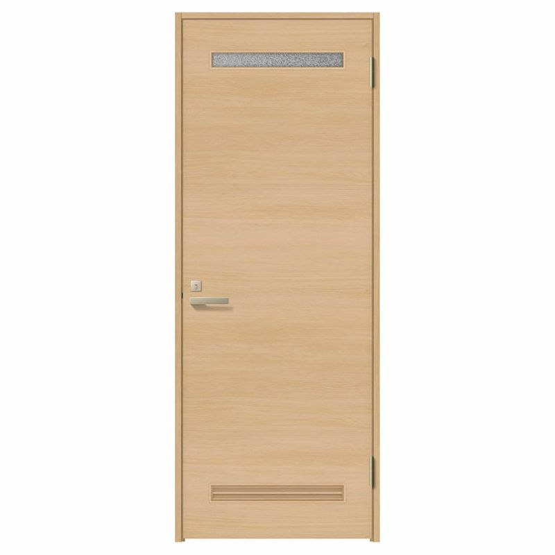 トイレドア 特注 オーダーサイズ ラシッサS LYB ケーシング付枠 W597~957×H1740～2425mm リクシル LIXIL 明かり窓付 錠付き 屋内 オーダー 建具 ドア 木製 おしゃれ 室内ドア 交換 リフォーム DIY 【リフォームおたすけDIY】