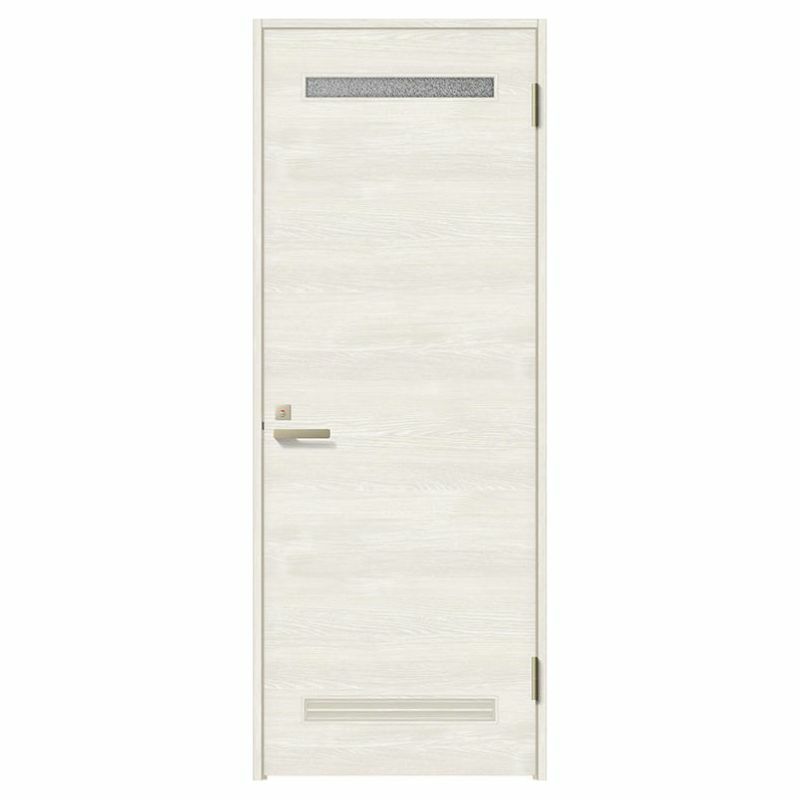 トイレドア 特注 オーダーサイズ ラシッサS LYB ノンケーシング枠 W597~957×H1740～2425mm リクシル LIXIL 明かり窓付 錠付き 屋内 オーダー 建具 ドア 木製 おしゃれ 室内ドア 交換 リフォーム DIY 【リフォームおたすけDIY】