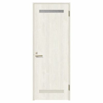 トイレドア 特注 オーダーサイズ ラシッサS LYA ノンケーシング枠 W597~957×H1740～2425mm リクシル LIXIL 明かり窓付 錠付き 屋内 オーダー 建具 ドア 木製 おしゃれ 室内ドア 交換 リフォーム DIY 【リフォームおたすけDIY】