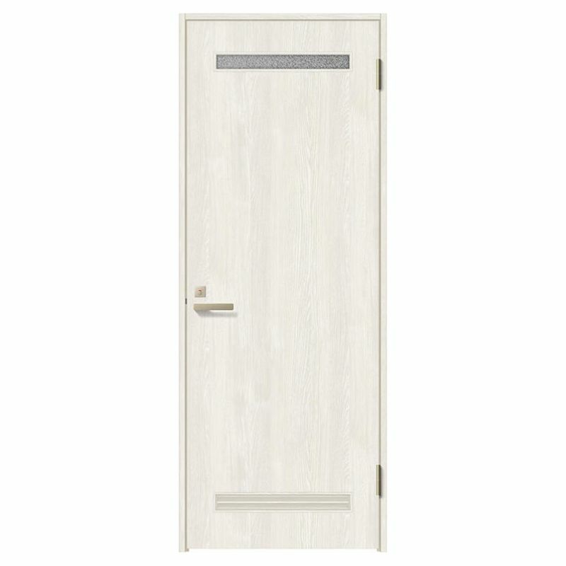 トイレドア 特注 オーダーサイズ ラシッサS LYA ノンケーシング枠 W597~957×H1740～2425mm リクシル LIXIL 明かり窓付 錠付き 屋内 オーダー 建具 ドア 木製 おしゃれ 室内ドア 交換 リフォーム DIY 【リフォームおたすけDIY】