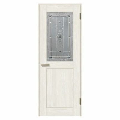 室内ドア 特注 オーダーサイズ ラシッサS 標準ドア LWB ノンケーシング枠 W648～957×H2003～2163mm ステンドガラス入りドア 錠付き/錠なし リクシル LIXIL 屋内 オーダー 建具 ドア 木製 おしゃれ 室内ドア 交換 リフォーム DIY 【リフォームおたすけDIY】