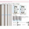 しまえるんですα 交換用網セット 片開き用(片引き) 両側収納コネクタ Aw500～940×Ah1851～1880mm 呼称コード:94188(網戸本体サイズではありません) 2枚目