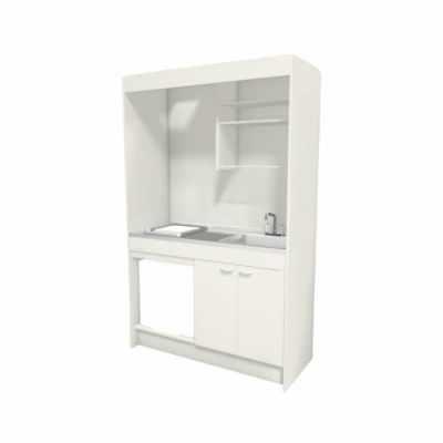 ミニキッチン 間口90cm フルユニット 扉タイプ IHヒーター200V