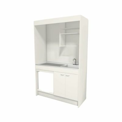 LIXIL ミニキッチン フルユニット 冷蔵庫タイプ 間口90cm(900mm) コンロなし DMK09PFW(B/E)(1/2)NN(R/L) 冷蔵庫付きでの注文可能 コンパクトキッチン 流し台 リフォーム