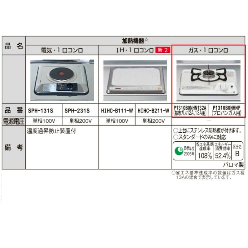 ミニキッチン 間口90cm フルユニット 冷蔵庫タイプ ガスコンロ