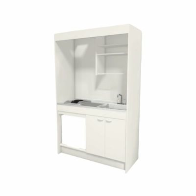 LIXIL ミニキッチン フルユニット 冷蔵庫タイプ 間口90cm(900mm) 電気コンロ200V DMK09LFW(B/E)(1/2)A200(R/L) 冷蔵庫付きでの注文可能 コンパクトキッチン 流し台 リフォーム