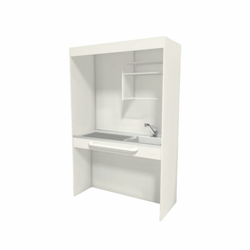 LIXIL ミニキッチン オープンタイプ フルユニット 間口90cm(900mm) コンロなし DMK09PG(W/N)(D)(1/2)NN(R/L) コンパクトキッチン 流し台 リフォーム