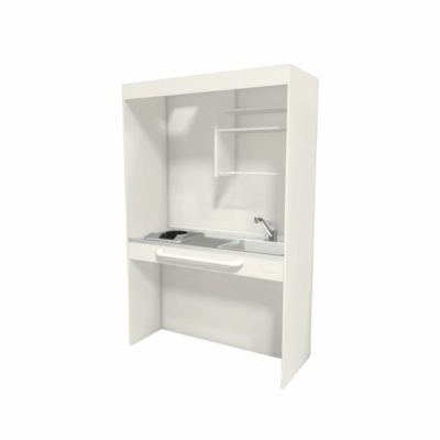 LIXIL ミニキッチン オープンタイプ フルユニット 間口90cm(900mm) 電気コンロ100V DMK09LG(W/N)(D)(1/2)A100(R/L) コンパクトキッチン 流し台 リフォーム