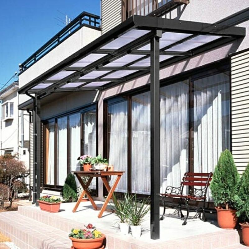 LIXILナーラテラス 1500タイプ 関東間 間口5510mm(3.0間)×出幅885mm(3尺) 耐積雪50cm 標準柱