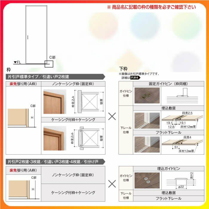 可動間仕切り 引き違い戸 3枚建 引戸上吊方式 ラシッサD ラテオ