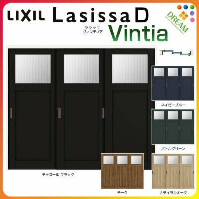 可動間仕切り 引き違い戸 3枚建 引戸上吊方式 ラシッサ D ヴィンティア LGJ ノンケーシング枠 2420/2423 リクシル トステム 室内引き戸 上吊り 引違い戸 LIXIL/TOSTEM リビング建材 室内建具 居室ドア 戸 扉 リフォーム DIY