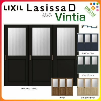 可動間仕切り 引き違い戸 3枚建 引戸上吊方式 ラシッサ D ヴィンティア LGH ノンケーシング枠 2420/2423 リクシル トステム 室内引き戸 上吊り 引違い戸 LIXIL/TOSTEM リビング建材 室内建具 居室ドア 戸 扉 リフォーム DIY