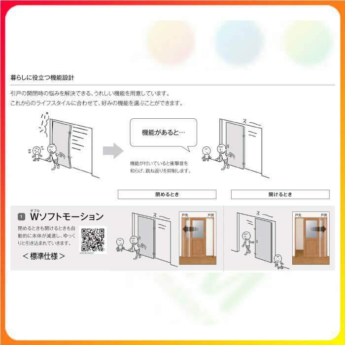 可動間仕切り 引き違い戸 3枚建 引戸上吊方式 ラシッサ D ヴィンティア LAA ノンケーシング枠 2420/2423 リクシル トステム 室内引き戸 上吊り 引違い戸 LIXIL/TOSTEM リビング建材 室内建具 居室ドア 戸 扉 リフォーム DIY 6枚目