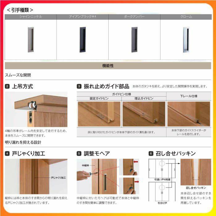 可動間仕切り 片引き戸 標準タイプ 引戸上吊方式 ラシッサ D ヴィンティア LAH ケーシング付枠 1620/1623 リクシル トステム 室内引き戸 上吊り片引戸 LIXIL/TOSTEM リビング建材 室内建具 居室ドア 戸 扉 リフォーム DIY 7枚目