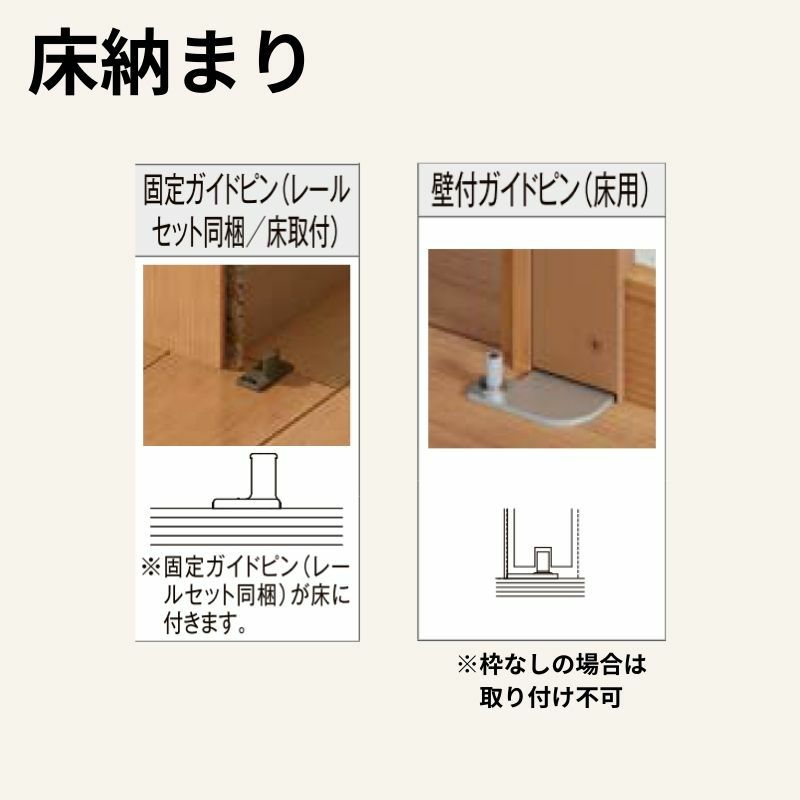 室内引戸 片引戸トイレタイプ アウトセット方式 ラシッサD パレット パネルタイプ LAH アウトセット 1320/1520/1620/1820 リクシル トステム インテリア建材 DIY 6枚目