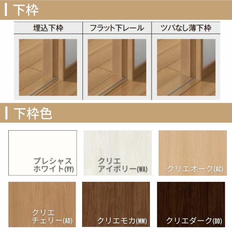 クローゼットドア ラシッサS 引き戸 連動タイプ LAB ノンケーシング枠 2623 W2542×H2306mm リクシル トステム/トステム 引戸 収納 押し入れ 棚 扉 LIXIL/TOSTEM リビング建材 室内建具 扉 戸 DIY 7枚目