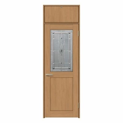 ランマ付 室内ドア ラシッサS LWB ケーシング付枠 0724 W780×H2400mm ステンドガラス入りドア 錠付き/錠なし リクシル LIXIL 屋内 セミオーダー 建具 ドア 木製 おしゃれ 室内ドア 交換 リフォーム DIY 【リフォームおたすけDIY】