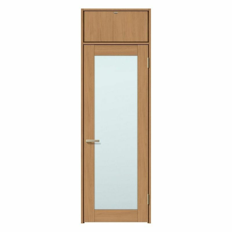 ランマ付 室内ドア ラシッサS LGK ケーシング付枠 0724 W780×H2400mm ガラス入りドア 錠付き/錠なし リクシル LIXIL ランマ ドア 屋内 セミオーダー 建具 ドア 木製 おしゃれ 室内ドア 交換 リフォーム DIY 【リフォームおたすけDIY】