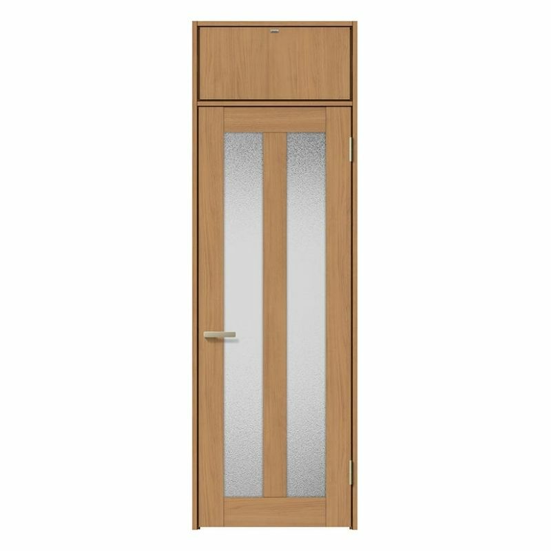 ランマ付 室内ドア ラシッサS LGG ケーシング付枠 0724 W780×H2400mm ガラス入りドア 錠付き/錠なし リクシル LIXIL ランマ ドア 屋内 セミオーダー 建具 ドア 木製 おしゃれ 室内ドア 交換 リフォーム DIY 【リフォームおたすけDIY】