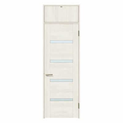 ランマ付 室内ドア ラシッサS LGR ノンケーシング枠 0724 W780×H2400mm ガラス入りドア 錠付き/錠なし リクシル LIXIL ランマ ドア 屋内 セミオーダー 建具 ドア 木製 おしゃれ 室内ドア 交換 リフォーム DIY 【リフォームおたすけDIY】