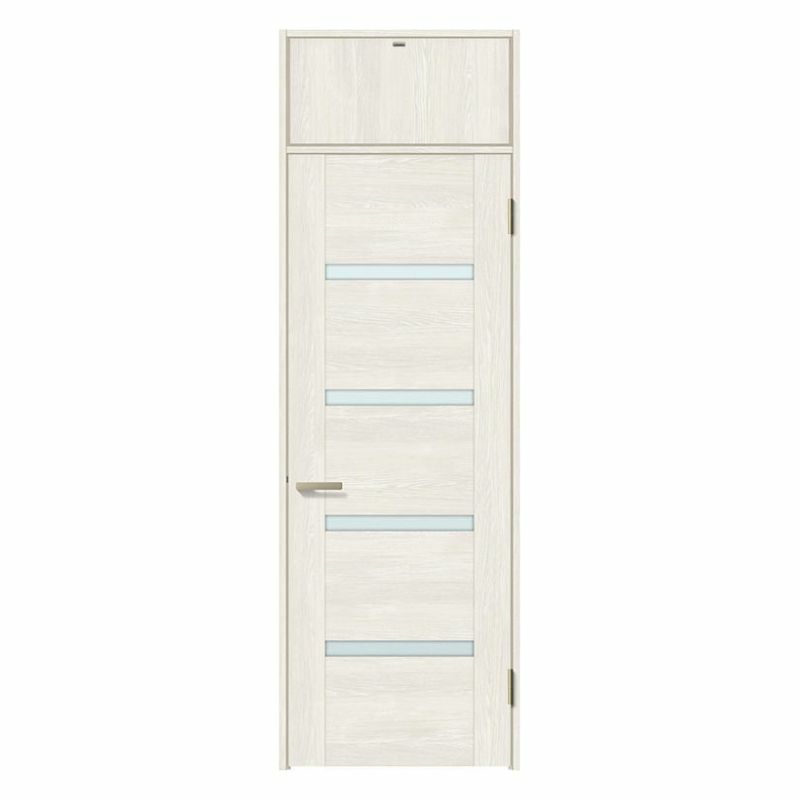 ランマ付 室内ドア ラシッサS LGR ノンケーシング枠 0724 W780×H2400mm ガラス入りドア 錠付き/錠なし リクシル LIXIL ランマ ドア 屋内 セミオーダー 建具 ドア 木製 おしゃれ 室内ドア 交換 リフォーム DIY 【リフォームおたすけDIY】