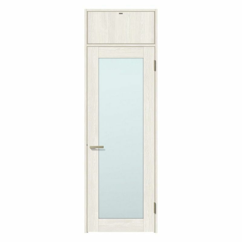 ランマ付 室内ドア ラシッサS LGK ノンケーシング枠 0724 W780×H2400mm ガラス入りドア 錠付き/錠なし リクシル LIXIL ランマ ドア 屋内 セミオーダー 建具 ドア 木製 おしゃれ 室内ドア 交換 リフォーム DIY 【リフォームおたすけDIY】