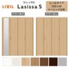 クローゼットドア 4枚 折れ戸 ラシッサS レールタイプ LAA 把手付 ケーシング枠 1220/13M20/1620/1720/18M20 ミラー付/なし 収納 押し入れ 折戸 LIXIL/TOSTEM リビング建材 室内建具 扉 戸 DIY
