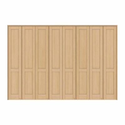 可動間仕切り 8枚建 折れ戸 ラシッサS パネルタイプ LAA ケーシング枠 3423 W3386×H2306mm リクシル トステム 室内引き戸 折戸 ドア LIXIL/TOSTEM リビング建材 室内建具 居室ドア 戸 扉 リフォーム DIY