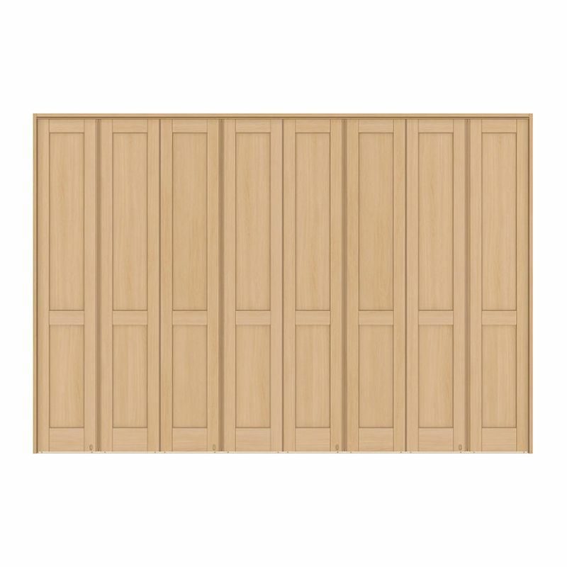 可動間仕切り 8枚建 折れ戸 ラシッサS パネルタイプ LAA ケーシング枠 3423 W3386×H2306mm リクシル トステム 室内引き戸 折戸 ドア LIXIL/TOSTEM リビング建材 室内建具 居室ドア 戸 扉 リフォーム DIY