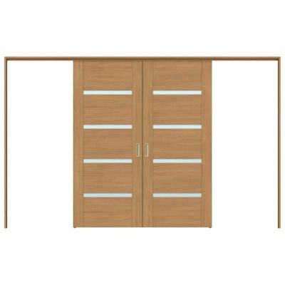 可動間仕切り 引き分け戸 引戸上吊方式 ラシッサS ガラスタイプ LGR ケーシング付枠 3220/3223 リクシル トステム 室内引き戸 上吊り引分け戸 ドア LIXIL/TOSTEM リビング建材 室内建具 居室ドア 戸 扉 リフォーム DIY