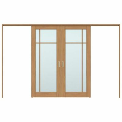 可動間仕切り 引き分け戸 引戸上吊方式 ラシッサS ガラスタイプ LGK ケーシング付枠 3220/3223 リクシル トステム 室内引き戸 上吊り引分け戸 ドア LIXIL/TOSTEM リビング建材 室内建具 居室ドア 戸 扉 リフォーム DIY