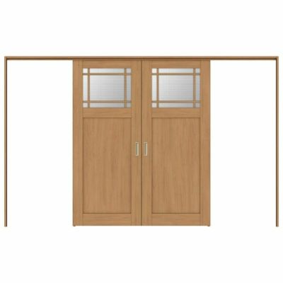 可動間仕切り 引き分け戸 引戸上吊方式 ラシッサS ガラスタイプ LGJ ケーシング付枠 3220/3223 リクシル トステム 室内引き戸 上吊り引分け戸 ドア LIXIL/TOSTEM リビング建材 室内建具 居室ドア 戸 扉 リフォーム DIY