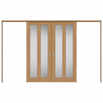 可動間仕切り 引き分け戸 引戸上吊方式 ラシッサS ガラスタイプ LGG ケーシング付枠 3220/3223 リクシル トステム 室内引き戸 上吊り引分け戸 ドア LIXIL/TOSTEM リビング建材 室内建具 居室ドア 戸 扉 リフォーム DIY