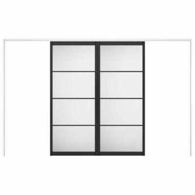 可動間仕切り 引き分け戸 引戸上吊方式 ラシッサS アルミタイプ LZB ノンケーシング枠 3220/3223 リクシル トステム 室内引き戸 上吊り引分け戸 ドア LIXIL/TOSTEM リビング建材 室内建具 居室ドア 戸 扉 リフォーム DIY