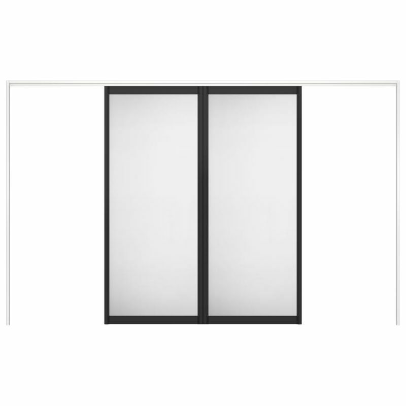 可動間仕切り 引き分け戸 引戸上吊方式 ラシッサS アルミタイプ LZA ノンケーシング枠 3220/3223 リクシル トステム 室内引き戸 上吊り引分け戸 ドア LIXIL/TOSTEM リビング建材 室内建具 居室ドア 戸 扉 リフォーム DIY