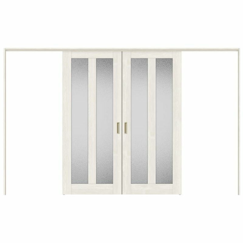 可動間仕切り 引き分け戸 引戸上吊方式 ラシッサS ガラスタイプ LGG ノンケーシング枠 3220/3223 リクシル トステム 室内引き戸 上吊り引分け戸 ドア LIXIL/TOSTEM リビング建材 室内建具 居室ドア 戸 扉 リフォーム DIY